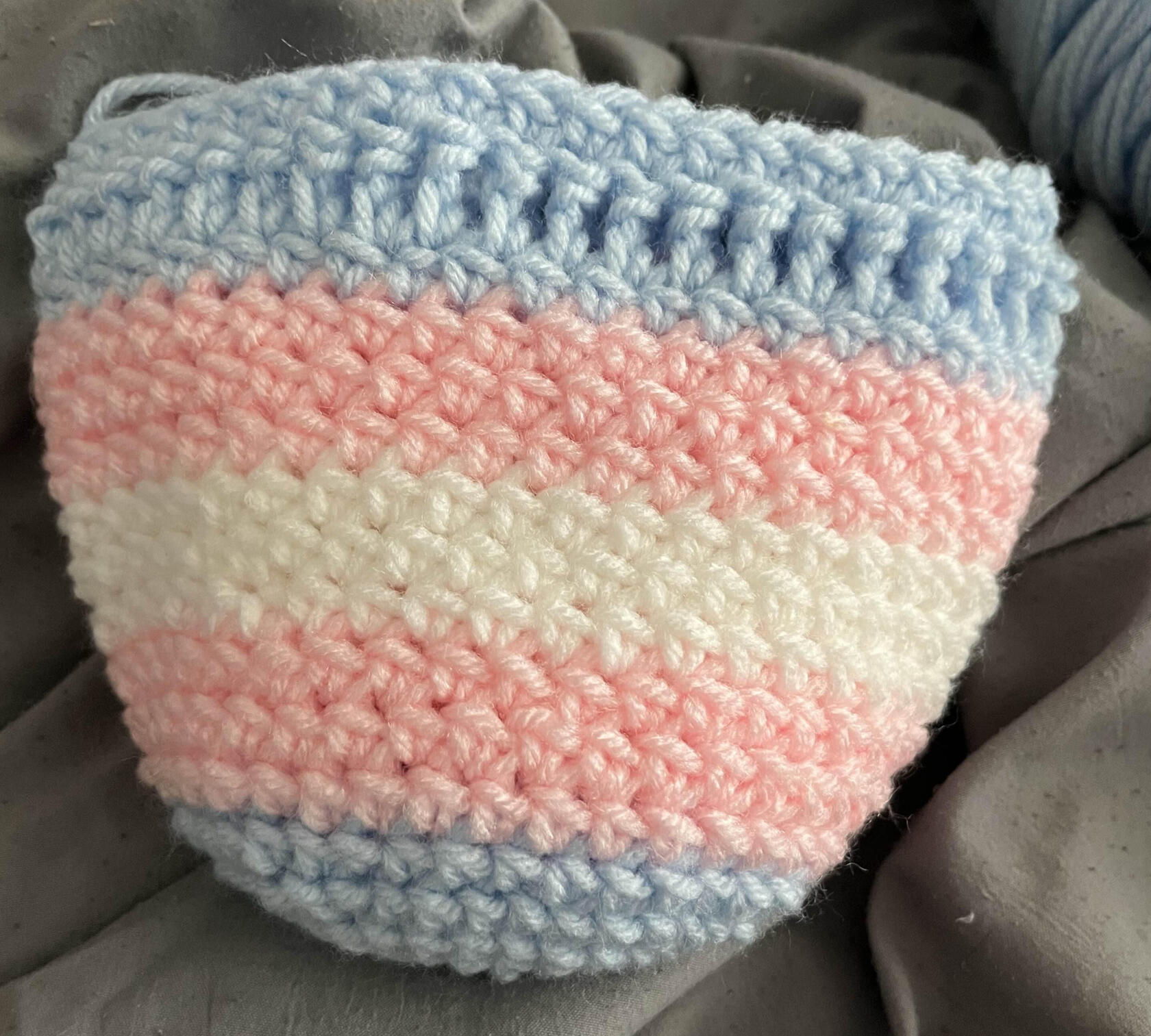 Trans Flag Dice Bag